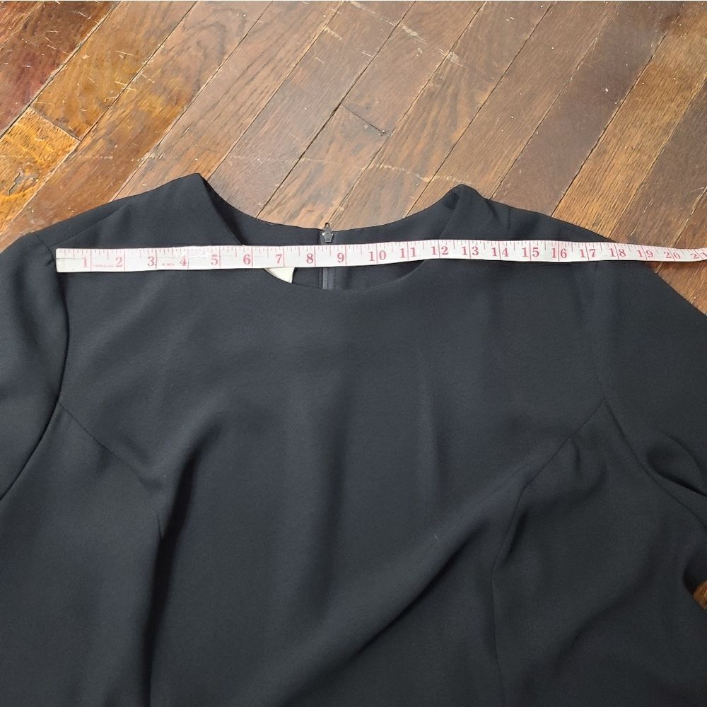 Vintage 90s Black Wednesday Sheath Dress - Picture 6 of 13